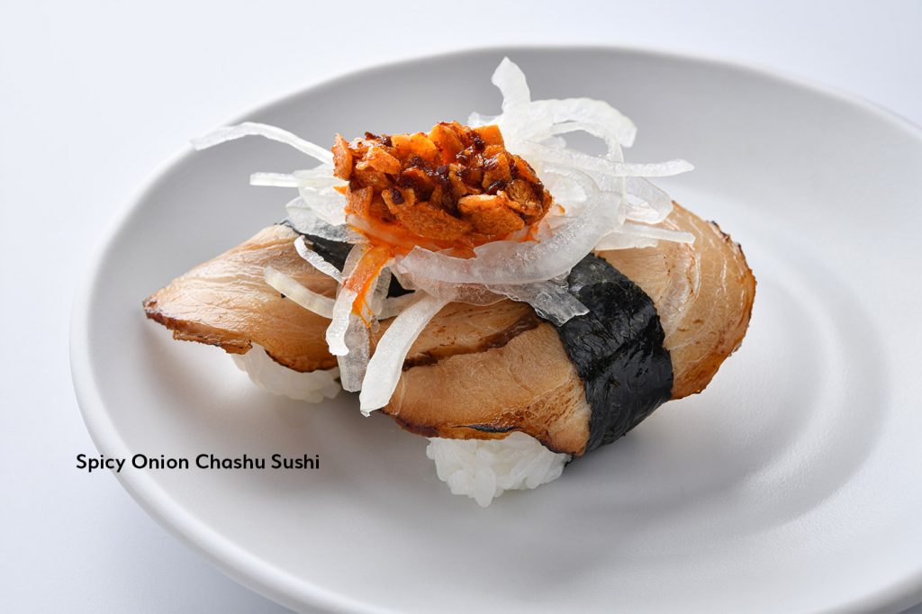 Sushi Go Spicy Onion Chashu Sushi